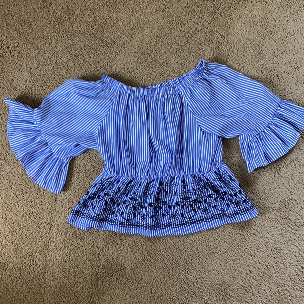 Off the Shoulder Peasant Top